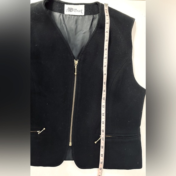 D’Oraz- ladies 90’s wool cashmere vest - Picture 5 of 5